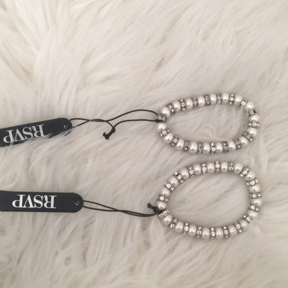 Diamond and pearl bracelets. BOGO FREE